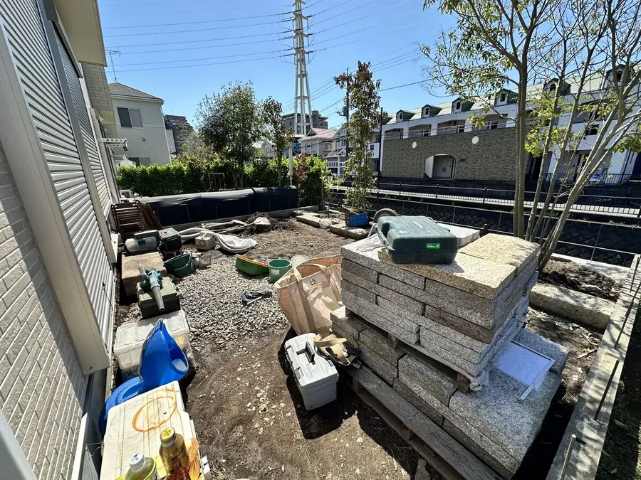 藤沢市 モダン外構リフォーム 施工前